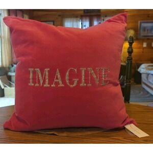 NWT Iosis Discontinued Yves‎ Delorme Decorative Pillow IMAGINE Pink Very Soft